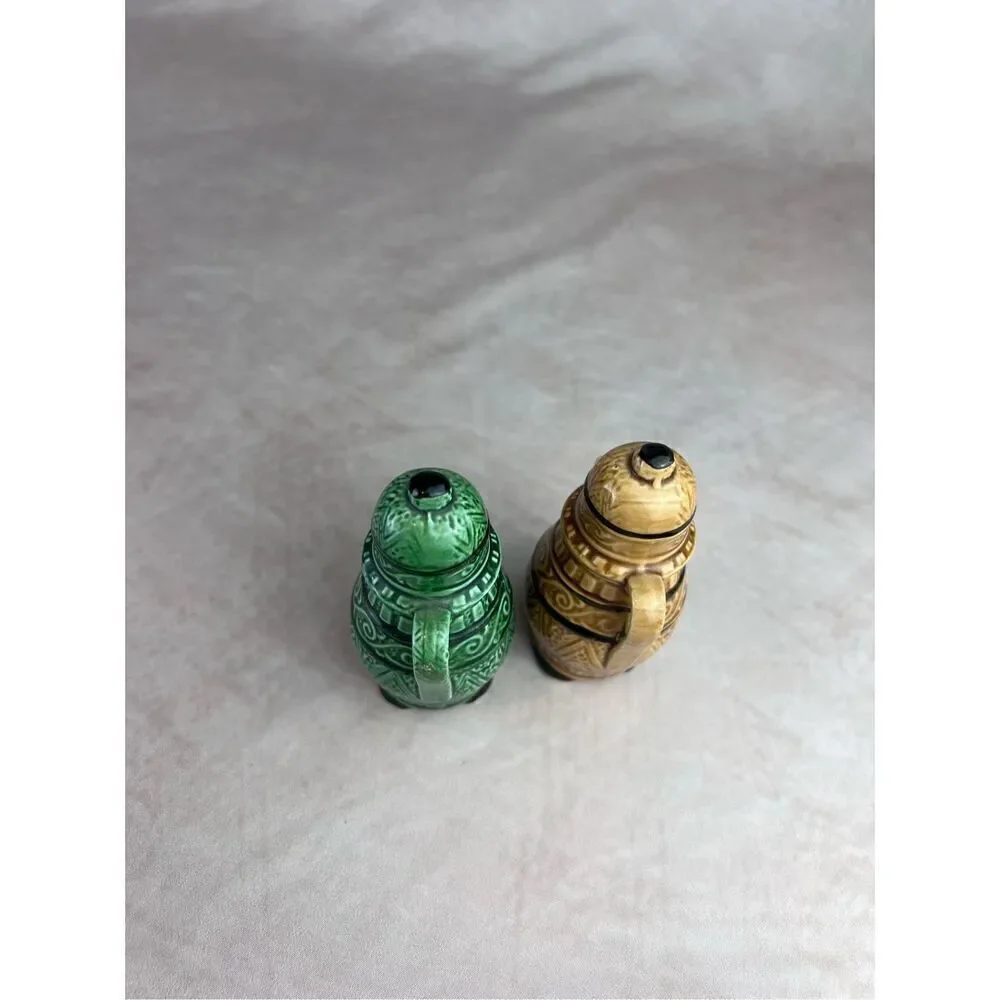 Vintage Mod MCM Salt and Pepper Shakers 1970s 1960s